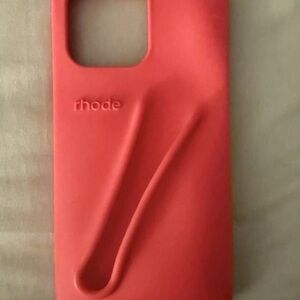 RHODE HaileyBieber Lip phone case Iphone 15 Pro Max Guava Spritz: Bright Coral